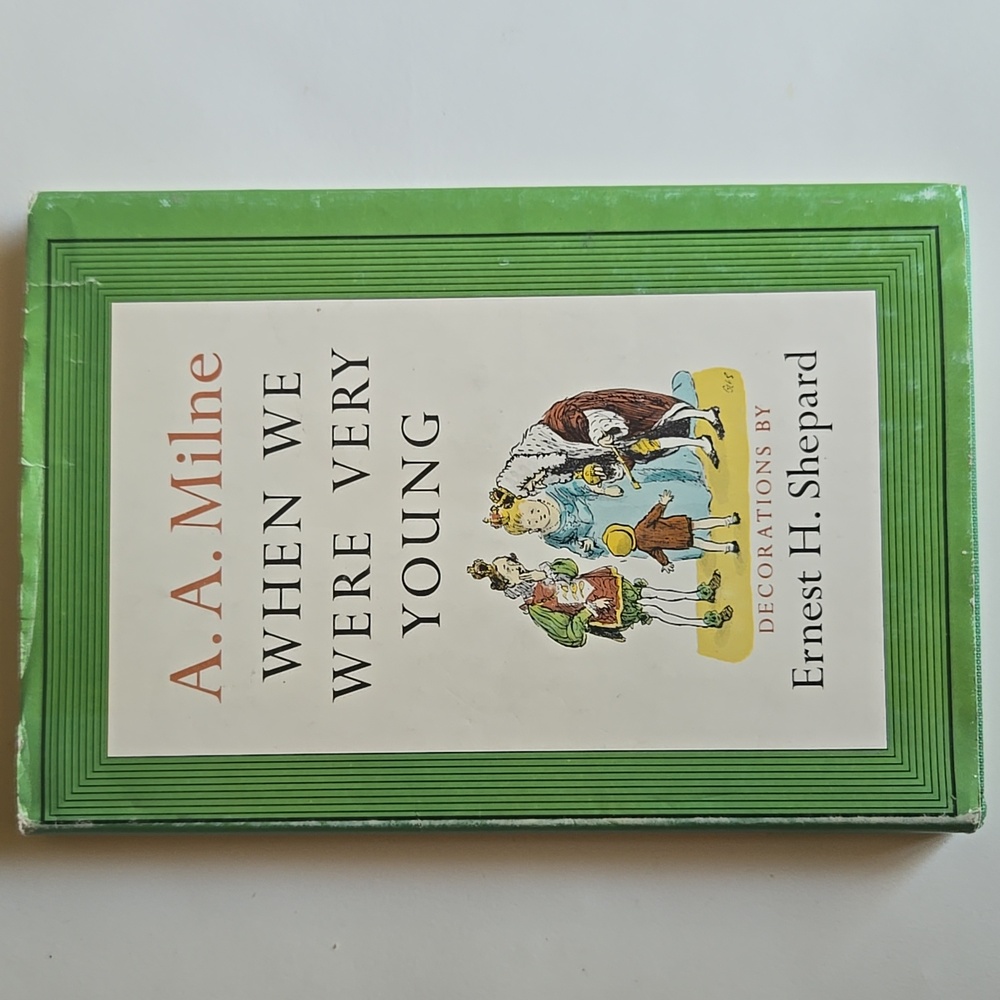 A. A. Milne 'When We Were Very Young' Hardcover Book